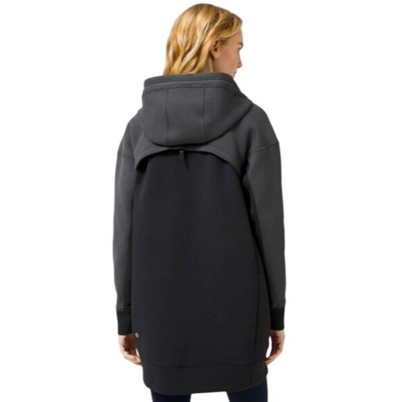 Lululemon In Orbit Jacket Heathered Core Ultra Black Grey Women's Size 2 - Picture 2 of 14